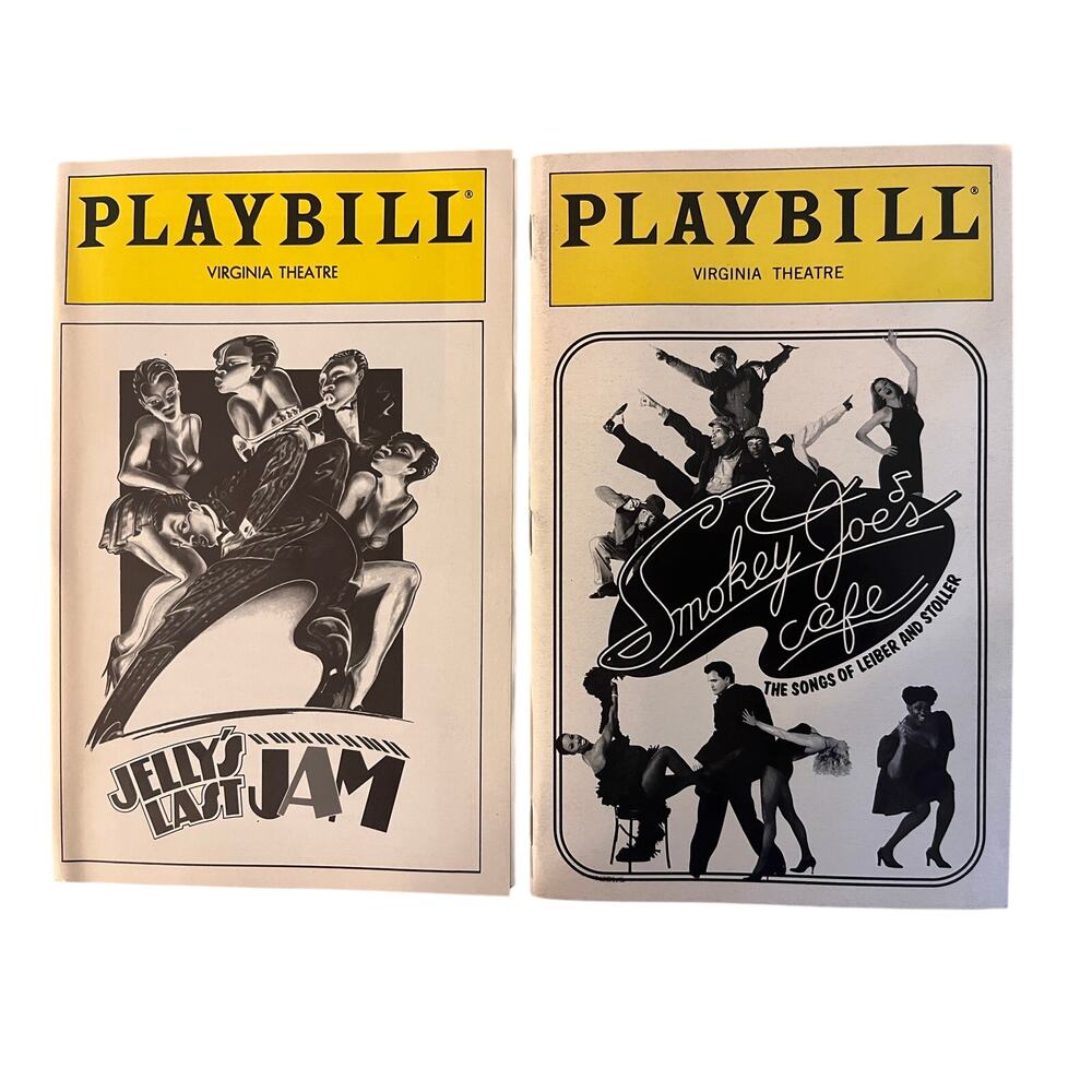 Playbill Lot 2 Gregory Hines Billy Porter Jelly's Last Jam Smokey Joe's Cafe